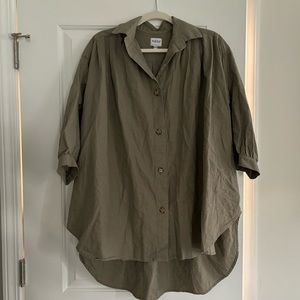 Esby Chelle Top - olive. Size XS/S
